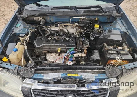 2002 Nissan Sentra Gxe z USA, uszkodzony, nr VIN 3N1CB51A52L551755